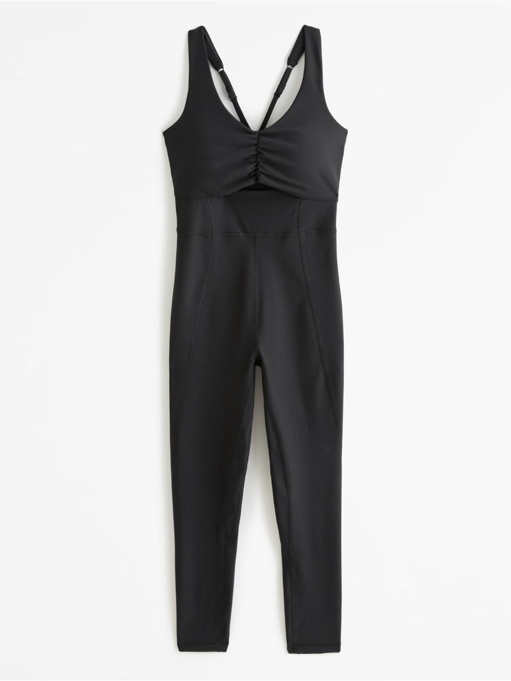 YBP Black sculptLUX LuxOne-Piece Athletic Jumpsuit